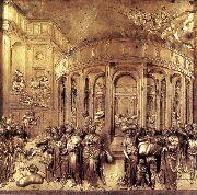 基伯堤於十五世紀上半葉為佛羅倫斯洗禮堂所作的《天堂之門》浮雕,此為其中的《約瑟的故事》一圖